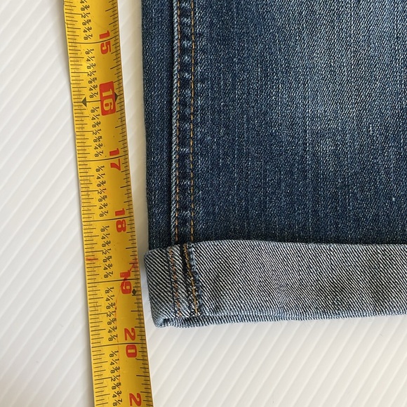 Justice simply low, cropped, Capri, jeans.  Girls size 12 1/2 - Picture 7 of 14